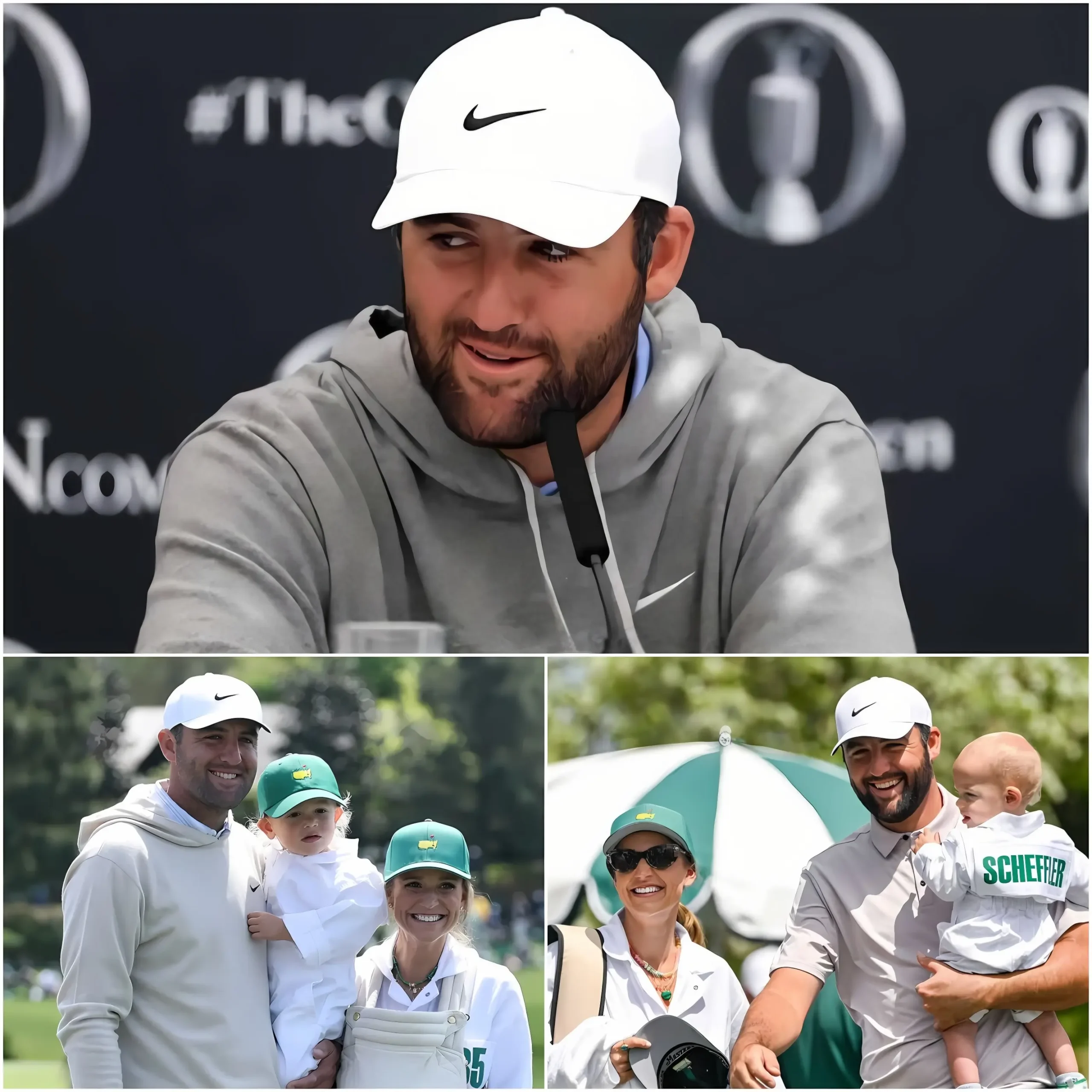 Cover Image for 🚨🚨1 HOUR AGO: Scottie Scheffler sends a touching message about his family ahead of the Scottish Open.