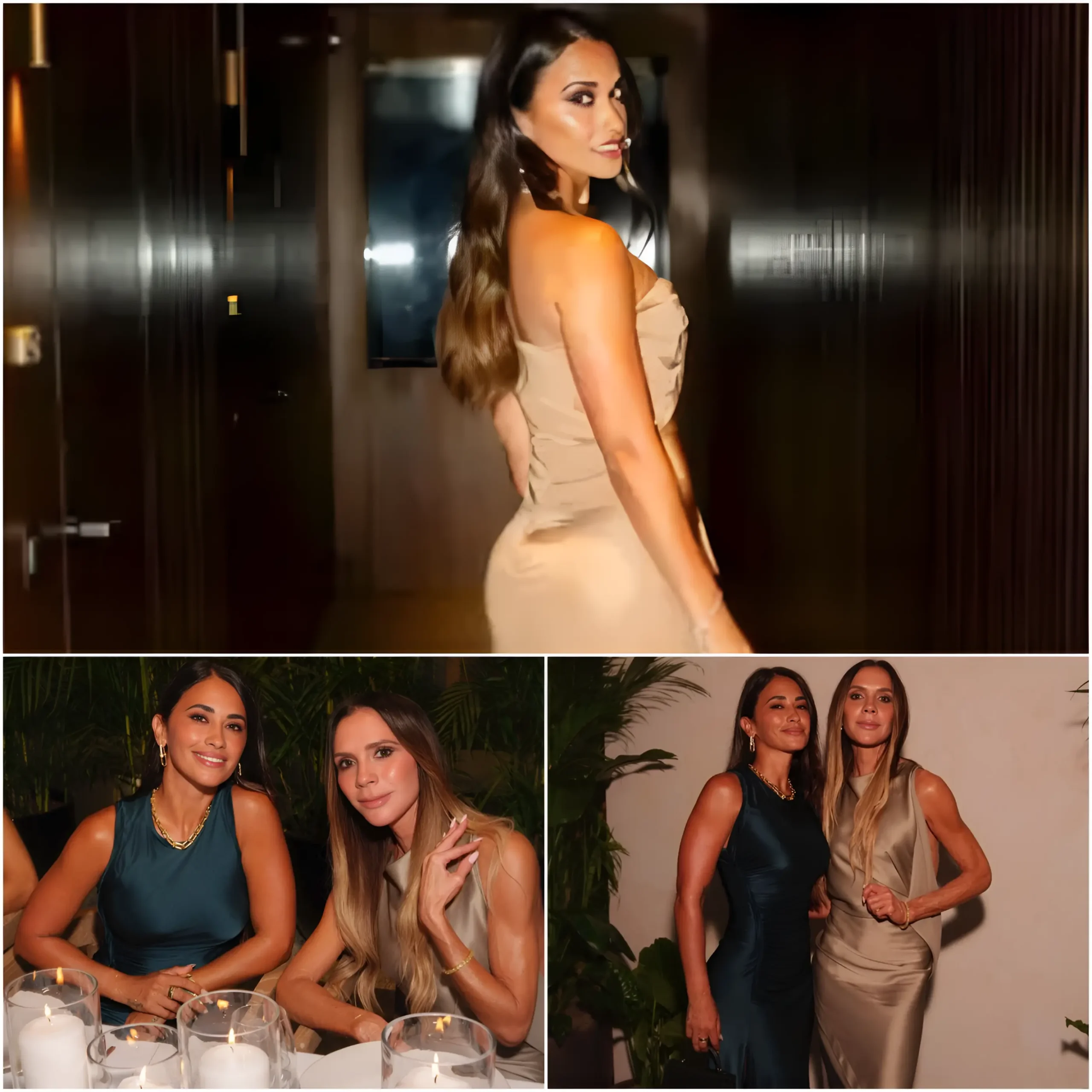 Cover Image for 😱🚨A SURPRISE APPEARANCE: Antonela Roccuzzo unexpectedly stood alongside the Beckham family at a major event, immediately sparking new speculation surrounding Lionel Messi’s inner circle!