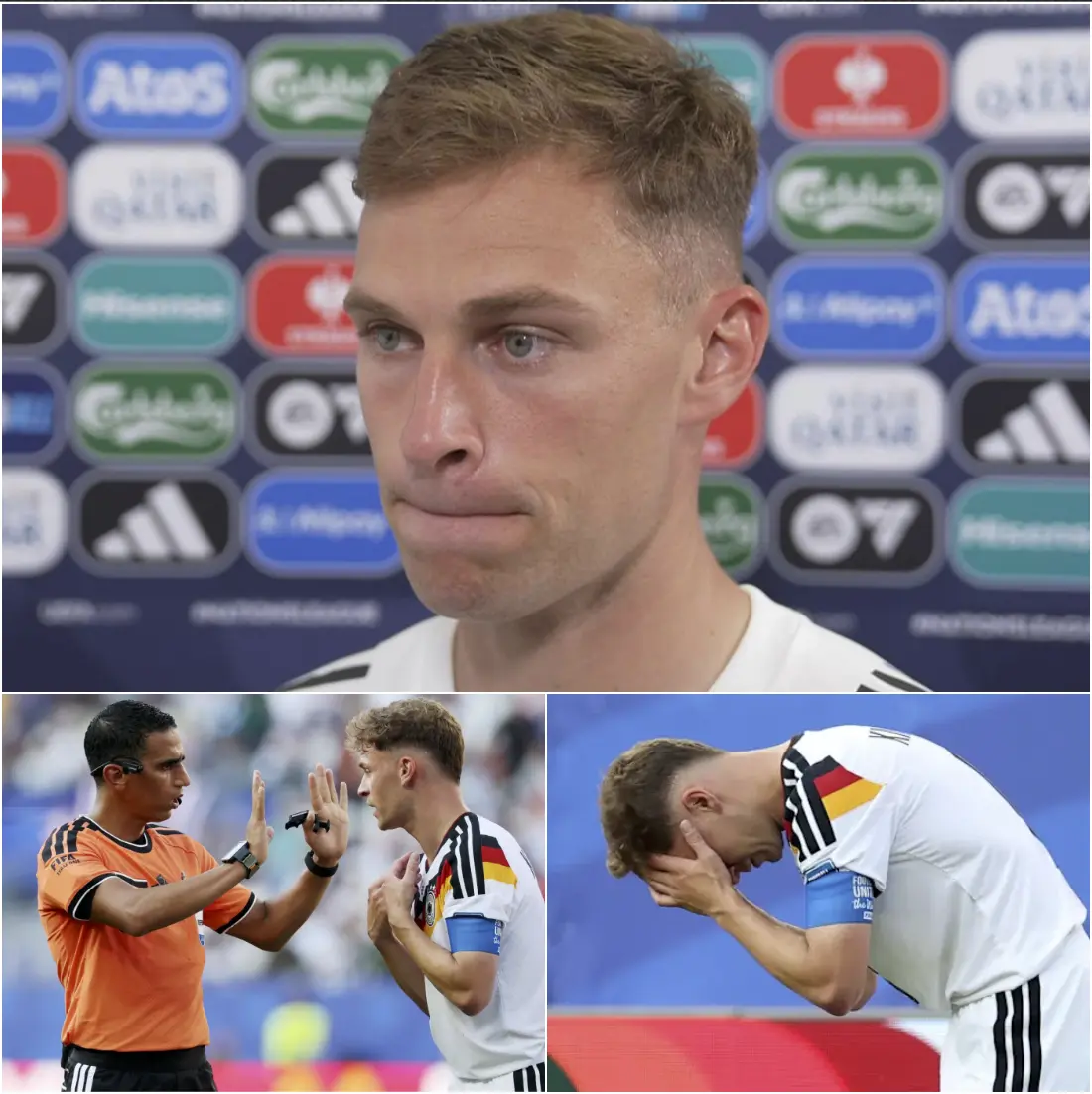 Cover Image for 🚨🔥Joshua Kimmich hat nach dem Scheitern des DFB sein Schweigen gebrochen. Seine unmissverständliche Botschaft über wahre Verantwortung hat eine Debatte über die Zukunft der deutschen Nationalmannschaft entfacht.