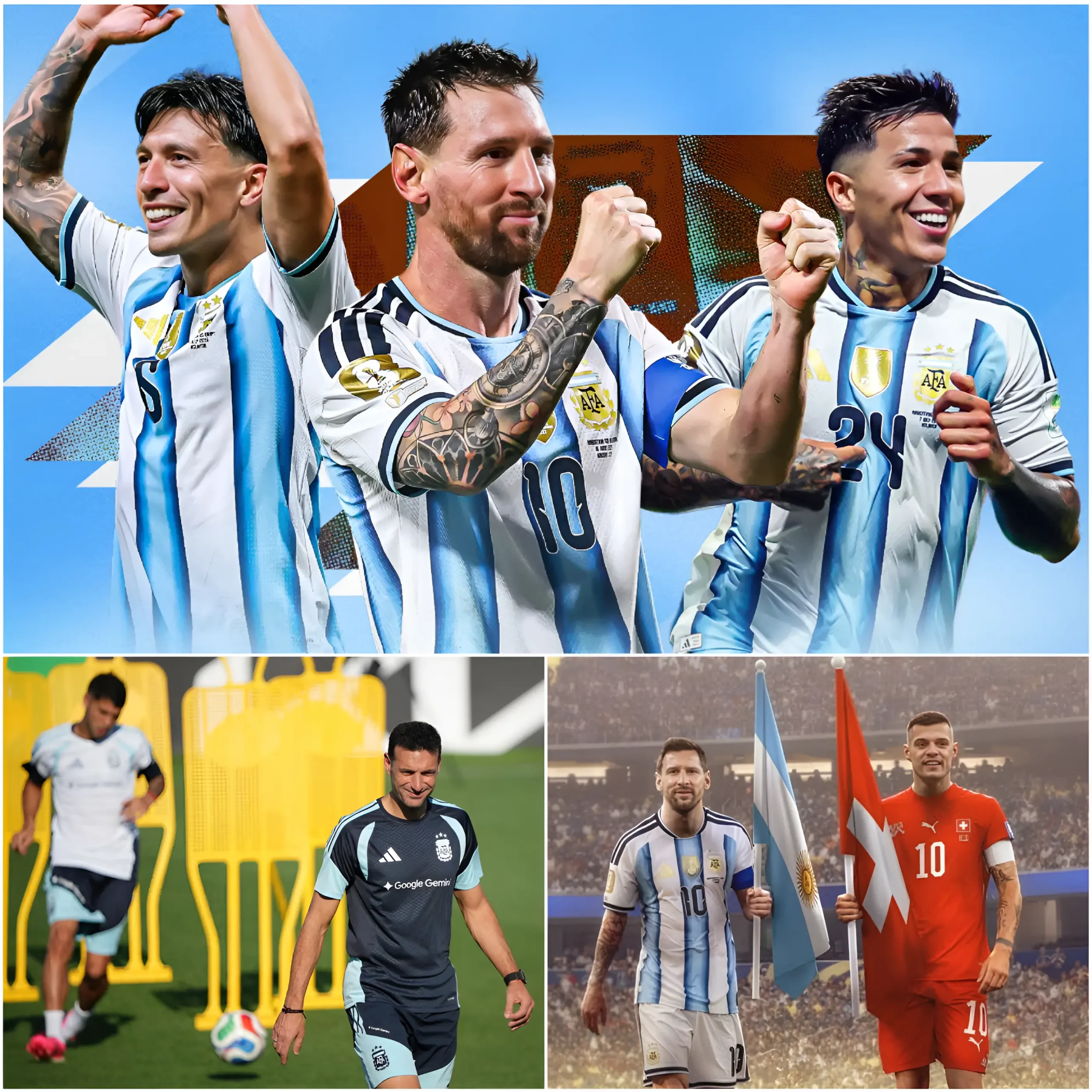Cover Image for 😱🚨WARNING FROM ARGENTINA: Messi’s team displayed an indomitable spirit but revealed unexpected weaknesses ahead of their match against Switzerland, causing World Cup shocks.