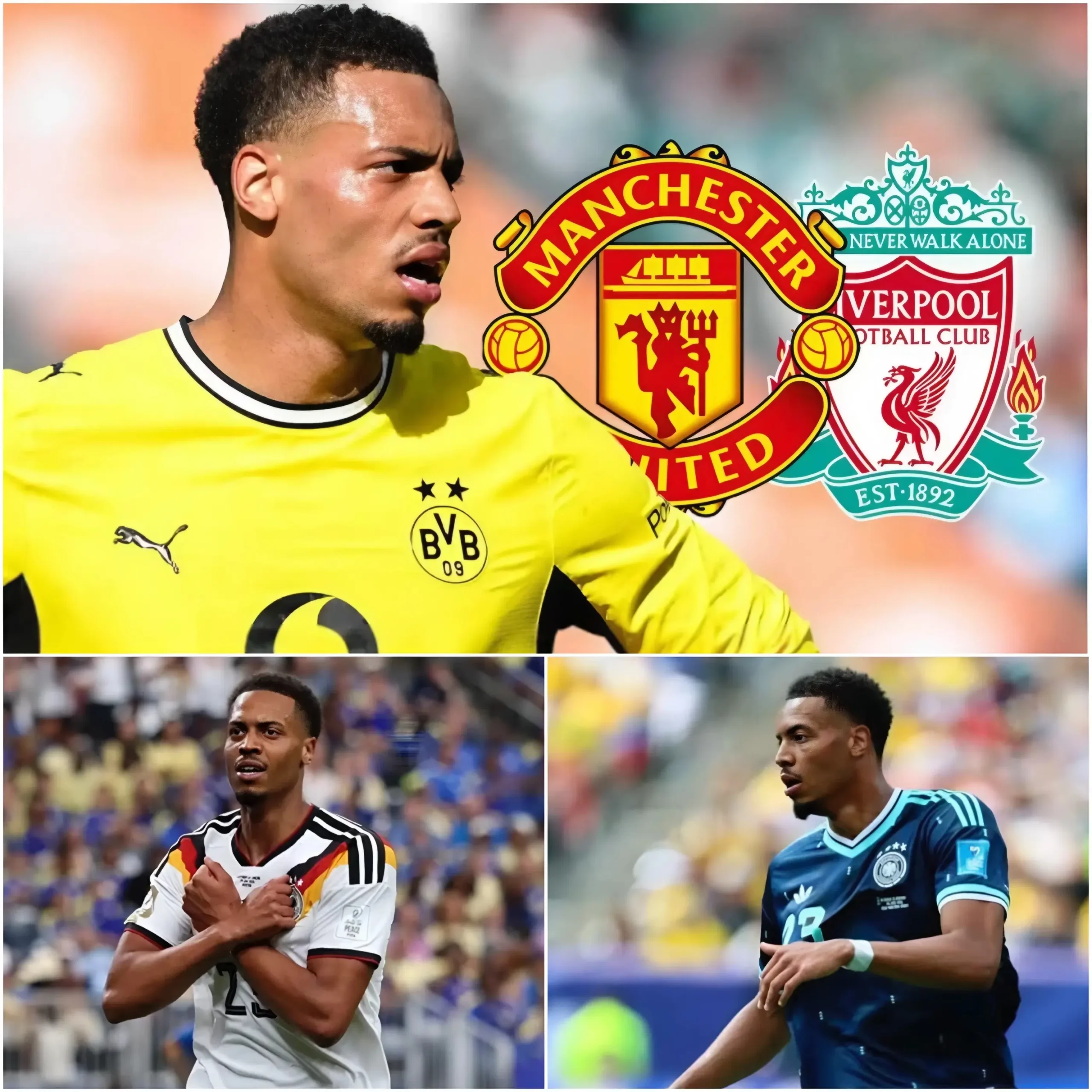 Cover Image for 🚨TRANSFERNEWS: Die neuesten Transfergerüchte um Felix Nmecha bringen den Markt ins Wanken. Liverpool ist überraschend ins Rennen eingestiegen und gefährdet damit die Pläne von Manchester United.