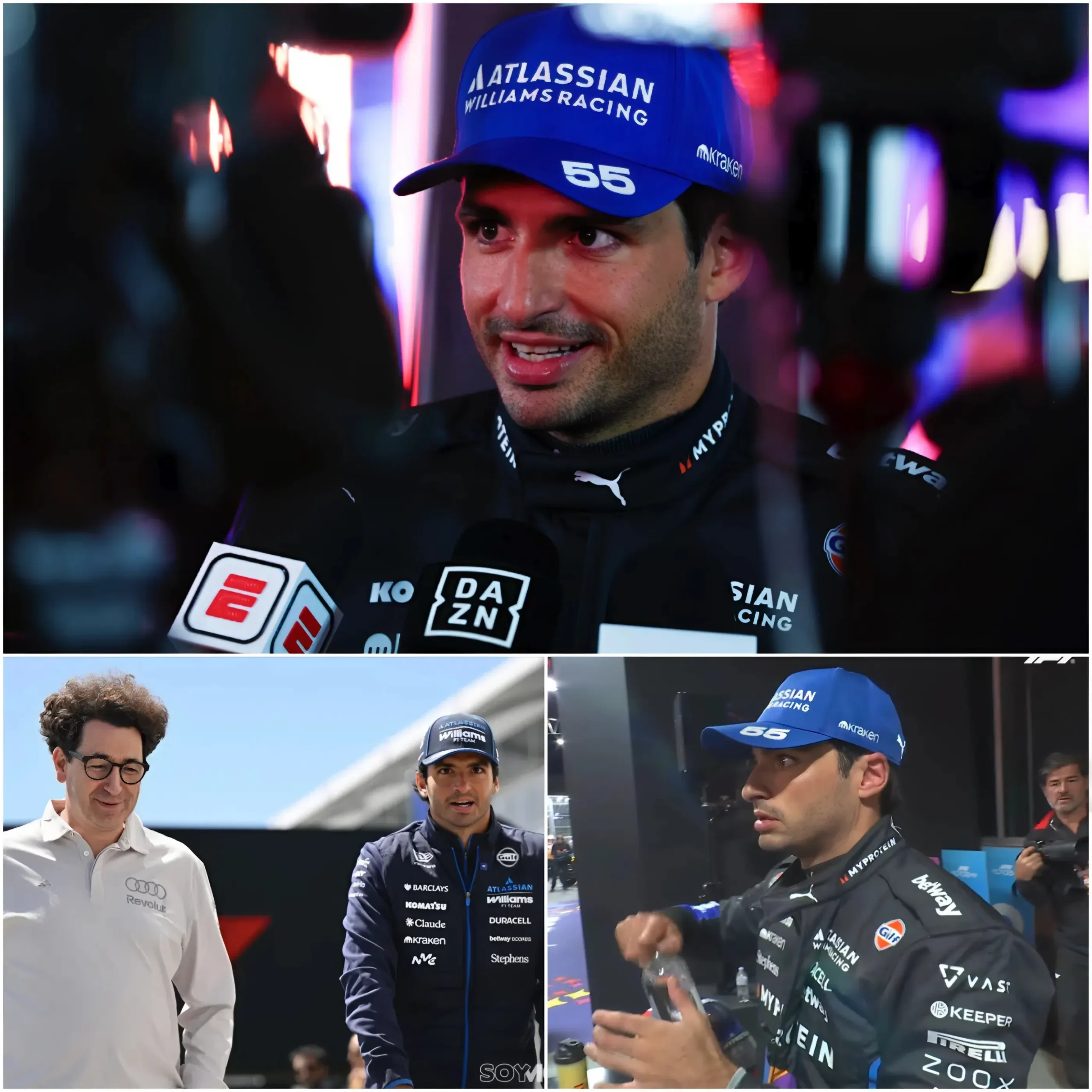 Cover Image for 😱Se ha aclarado que no existe ningún acuerdo entre Carlos Sainz y Audi, pero esta inesperada explicación ha reavivado las especulaciones sobre su futuro en la Fórmula 1.