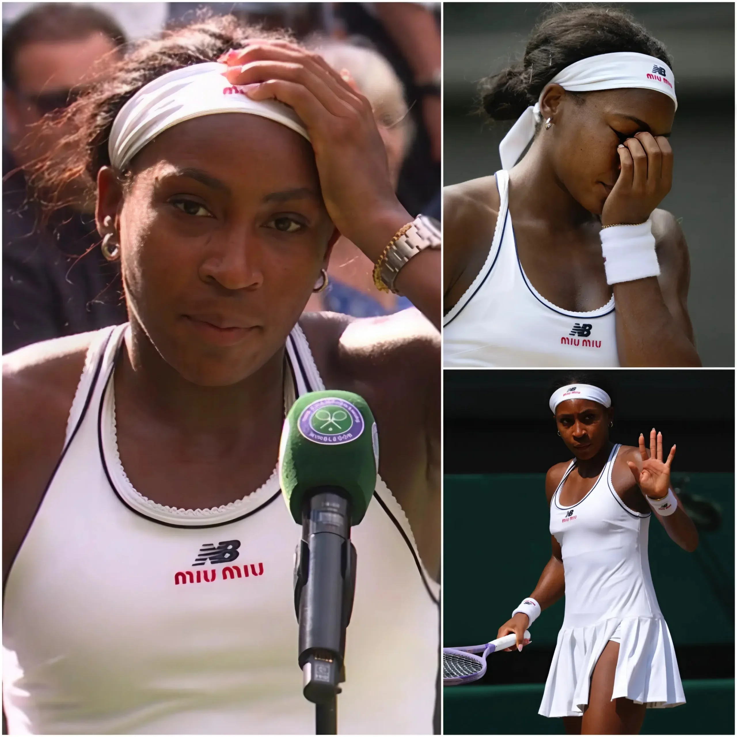 Cover Image for 💔🎾Coco Gauff’s heartbreaking exit from Wimbledon was made even more shocking by revelations that unveiled the exact moment when panic nearly overwhelmed the American champion.