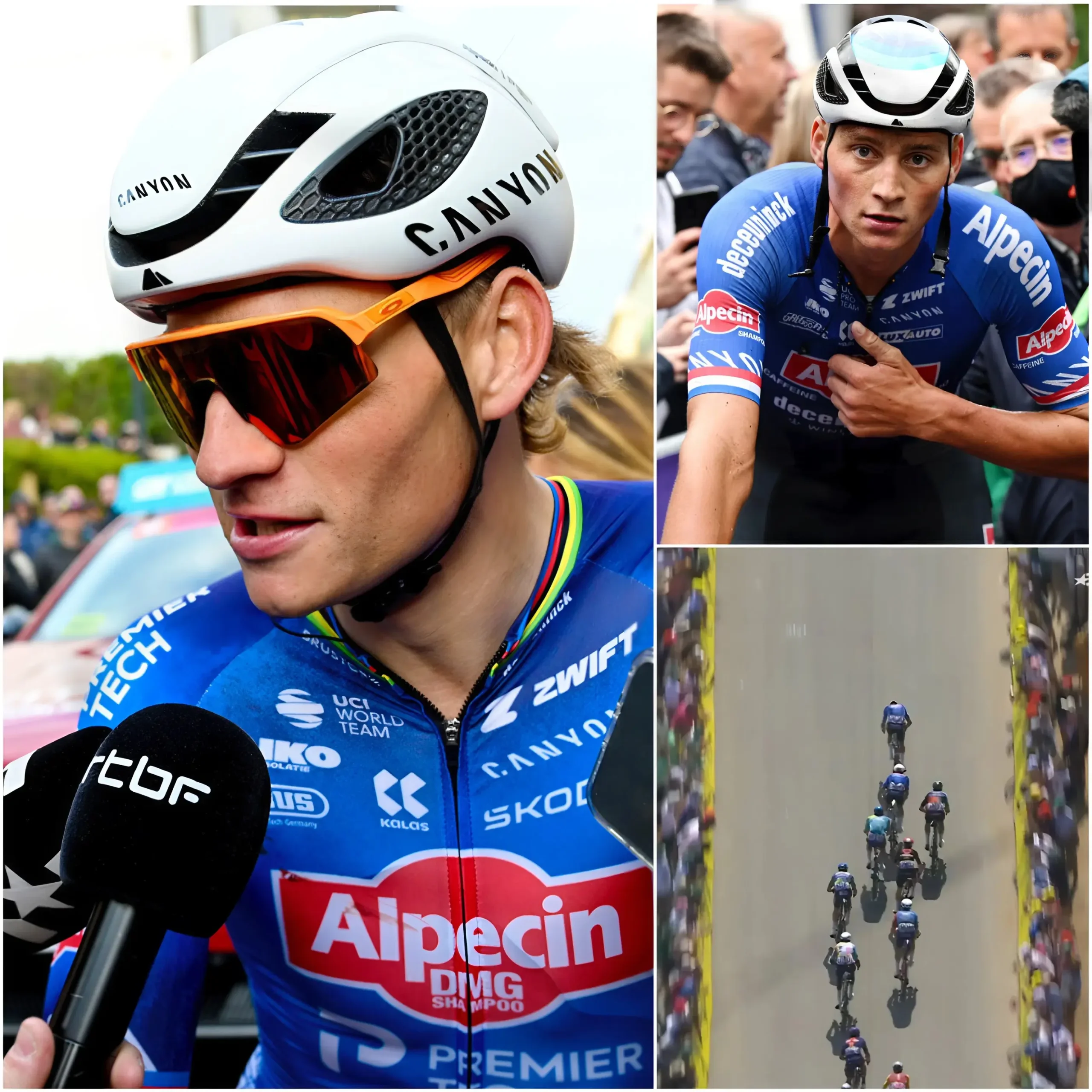 Cover Image for ⚠️🚨DERNIÈRE MINUTE : Après son sprint impressionnant au Tour de France, Mathieu van der Poel a surpris tout le monde en dévoilant un message sans détour.