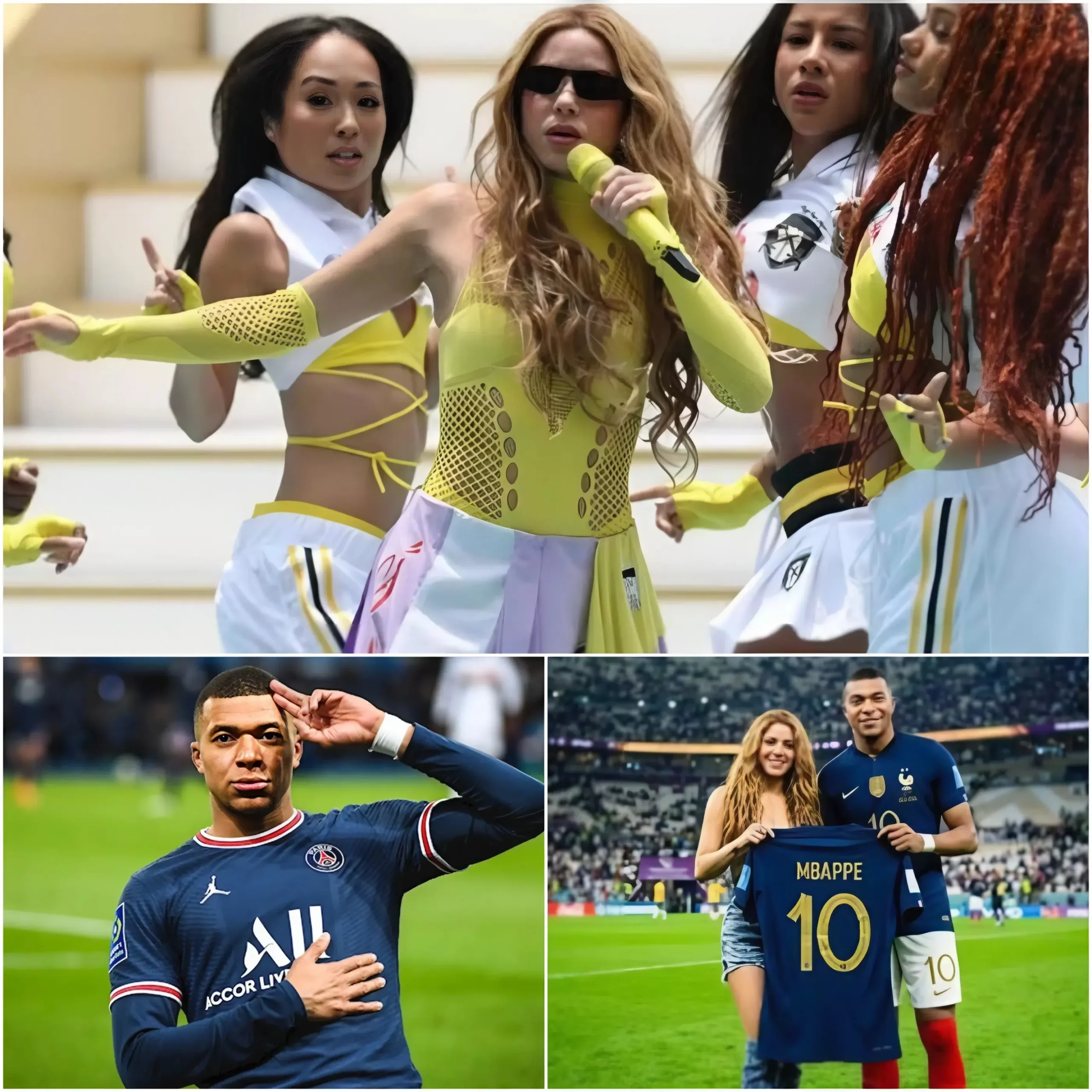 Cover Image for đ±đšGEHEIMNIS ENTHĂLLT: Shakira erzĂ€hlt eine Anekdote ĂŒber Kylian MbappĂ©. Er tat einst FolgendesâŠ